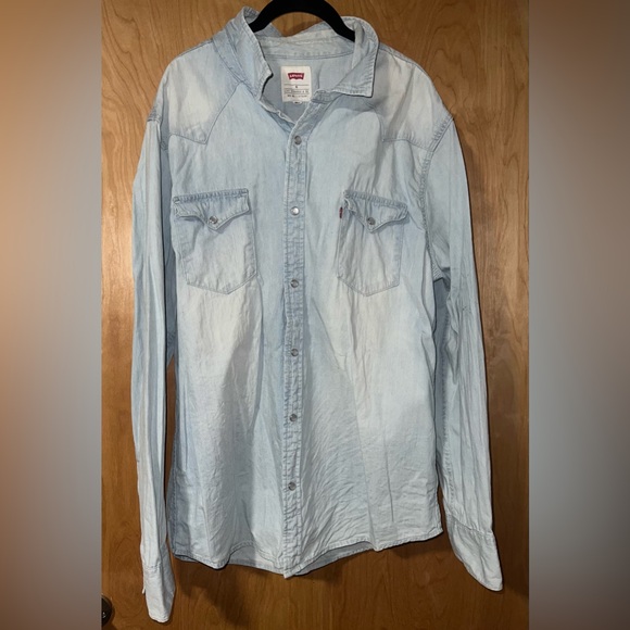 Levi's Jackets & Blazers - Levi's Light Blue Denim Shirt